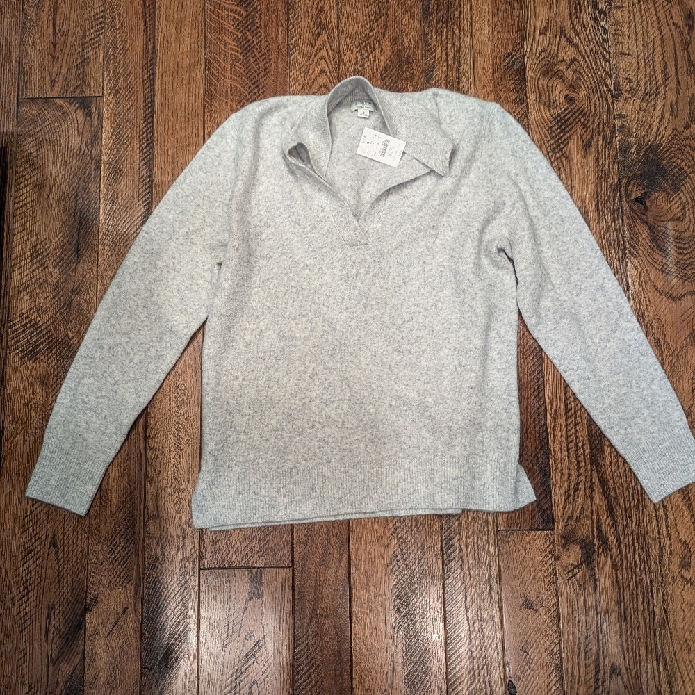 NWT J.Crew Grey Sweater Size S